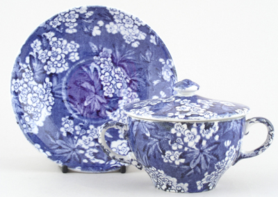 Breakfast Cup with Cover and Saucer c1930s